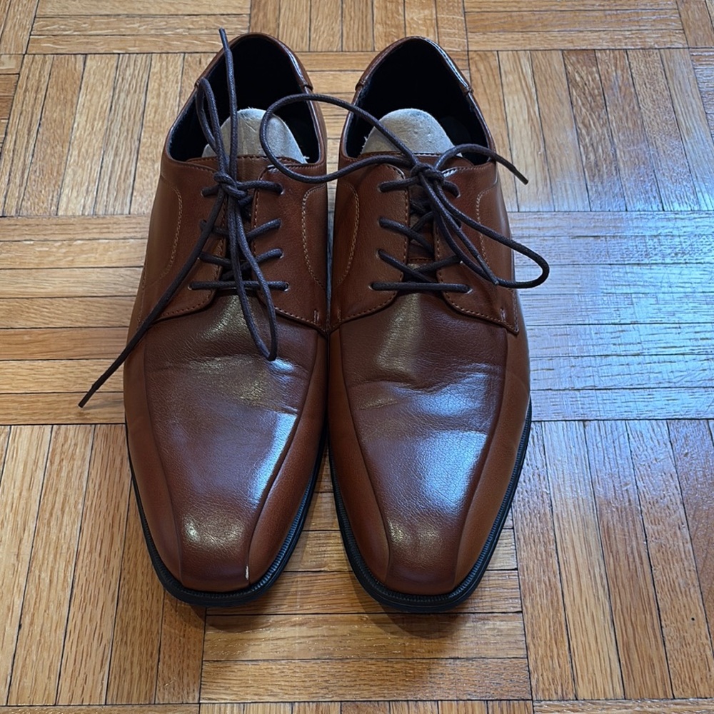 Alfani Brown Oxfords Classic Design